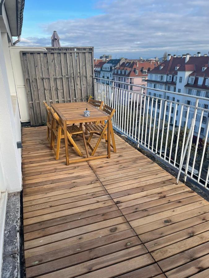 Le Brasilia - Appartement Neuf Pour 4 Personnes Avec Terrasse Strazburg Dış mekan fotoğraf